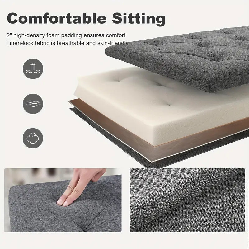 Ottoman Foldable Storage